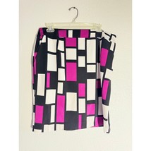 Premis Black, White &amp; Fuchsia Skirt – Size 14 - $24.75