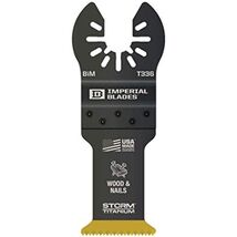 Imperial Blades One Fitâ„¢ 1-1/4" Storm Titanium Wood &amp; Nails Blade, 1PC... - $26.25