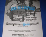 Buffalo Pickup Guitar Banjo Pickin&#39; Magazine Photo Clipping Vintage Janu... - $14.99