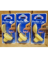New Baby King Pacifier Convenient Carrying Case Yellow Lot of 3 - €25,77 EUR