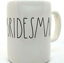 Rae Dunn BRIDESMAID Coffee Cup Mug  Artisan Collection Magenta White - £10.40 GBP