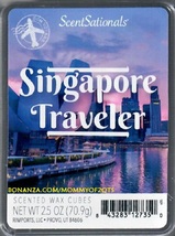 Singapore Traveler ScentSationals Scented Wax Cubes Tarts Melts Potpourri - $4.00