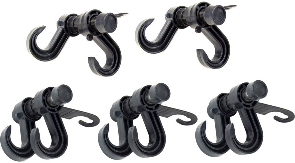 Premium Sturdy Adjustable Car Hanger - Holds Your Bags, Purse, etc (Pack of 5)