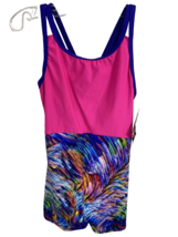 Motionwear Gymnastics Cami Bow Back Biketard, Pink/Mult Size M Child (8-... - $14.24