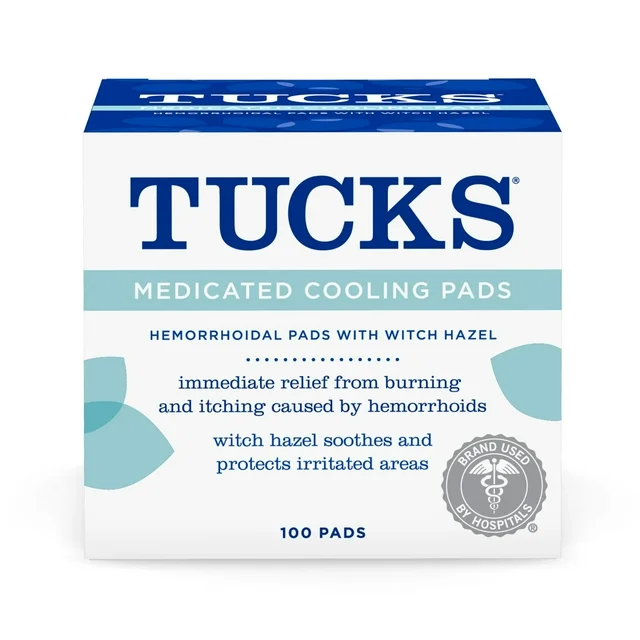 TUCKS® Medicated Cooling Pads with Witch Hazel, Hemorrhoid Treatment, 10... - €9,80 EUR