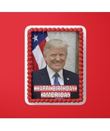 TRUMP Cake Topper Frosting Sheet/ Personalize w your name - $10.99