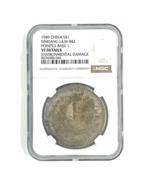 1949 China S$1 Dollar Sinkiang L&amp;M-842 Spitzbasis 1 Von NGC Als VF DETAILS! - €1.188,50 EUR