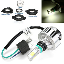 Waterproof H4 Motorcycle LED Headlight: 360° Hi/Lo Beam for Bright White Light - £15.73 GBP