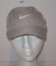 Nike Gray Featherlight Dri Fit CAP HAT Adjustable Hook &amp; Loop - $14.80