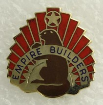 Vintage Us Military Dui Pin Hqs Hd &amp; Ncbu Oregon Ng Empire Builders Made In Usa - £7.30 GBP
