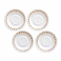 Corelle Butterfly Gold Saucers - Four (4) Saucers - £31.34 GBP
