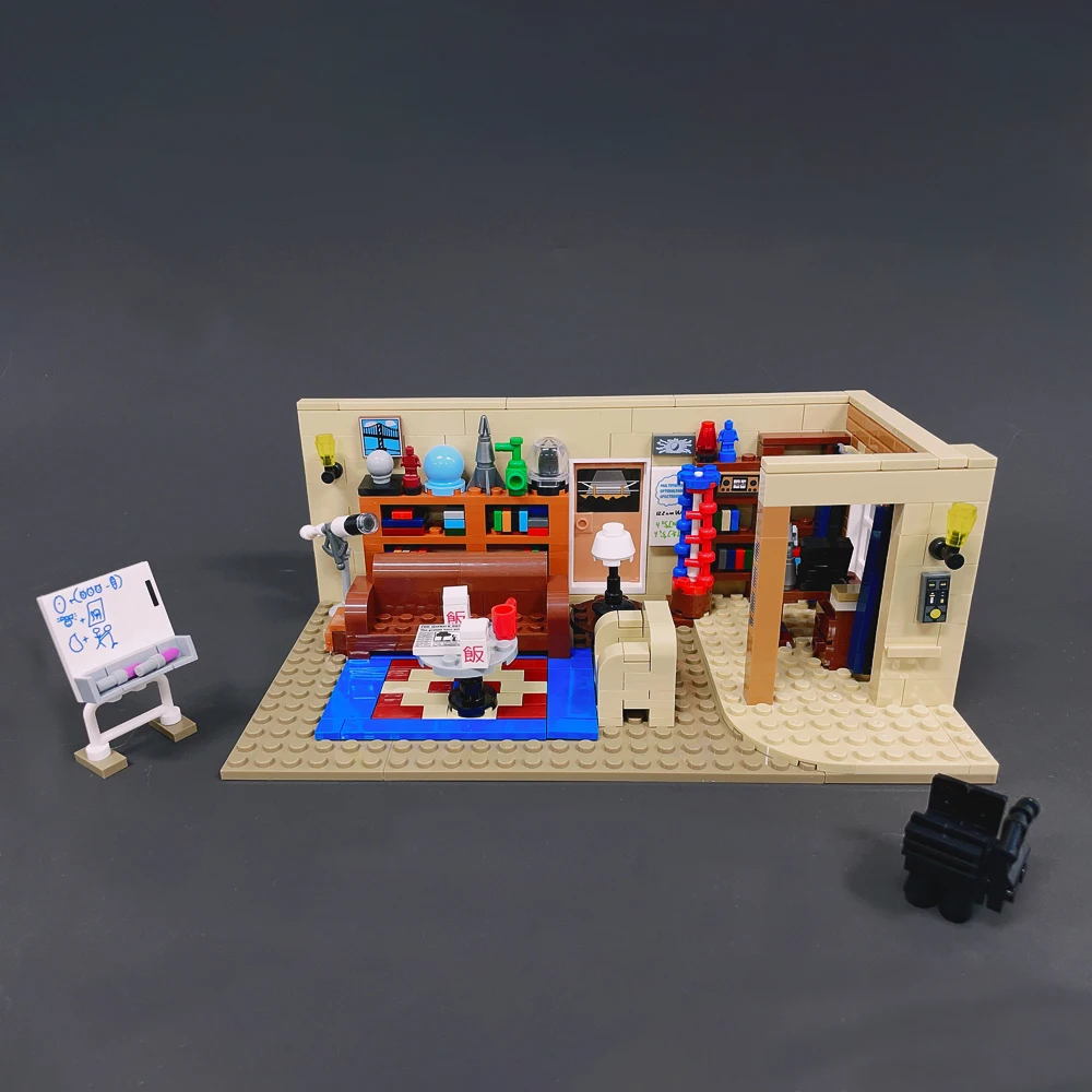 New Toys Street View Hot Sale Model Moc The Big Bang Theory Modular Building Blo - $37.92