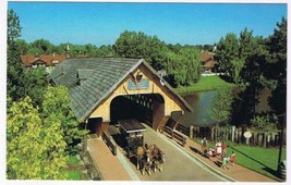 Pennsylvania Postcard Frankenmuth Zehnder Holz-Brucke Covered Bridge - £2.25 GBP