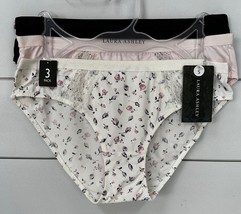 Laura Ashley Lacy Bikini Panties S L XL - $21.00