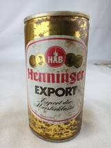 Henninger Export Frankfurt Germany Pull Tab Beer Can EMPTY - $14.95
