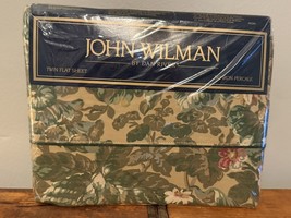 New Vintage John Wilman Anneleise Multi Floral Dan River Twin Flat Sheet... - $17.25