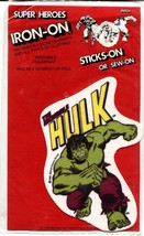 Incredible Hulk 1980-Iron-On Patch-Original Marvel item - £19.44 GBP