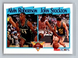 1991-92 Hoops Alvin Robertson / John Stockton #310 - £1.49 GBP