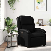 vidaXL Recliner Chair Black Faux Leather - £215.70 GBP