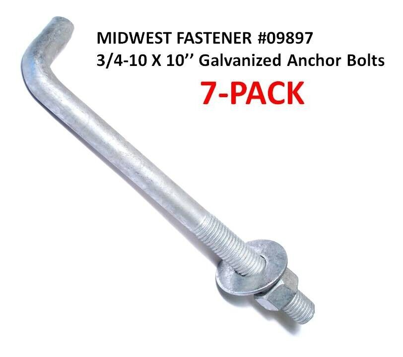 Hillman 3/4-10 in. D X 12 in. L Zinc Plated Steel Hex Bolt 20 pk Hillman 3/4-10 in. D X 12 in. L Zinc Plated Steel Hex Bolt 20 pk