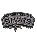 San Antonio Spurs Embroidered PATCH~@ 3 1/2&quot; x 2 1/8&quot;~Iron or Sew On~NBA - £3.41 GBP