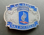 US ARMY 173rd AIRBORNE BRIGADE SKY SOLDIERS BELT BUCKLE 3.2 INCHES - $17.94