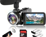 Video Camera Camcorder Ultra Hd 2.7K 42.0Mp Vlogging Camera, 32G Sd Card. - $90.99