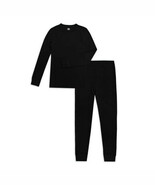 Athletic Works Boy&#39;s Thermal Top &amp; Bottom Set, Size XXL (18) Color Black - €9,40 EUR