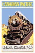 Canadian Pacific - Insist on Traveling by C.P.R. 20 x 30 Poster - £20.52 GBP