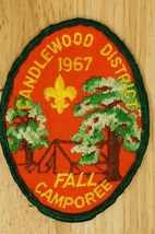 Vintage BSA Boy Scout Patch 197 Candlewood District Fall Camporee - $9.89