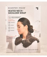 *Sharper Image Heated Neck And Shoulder Wrap Weighted In Grey - $18.58 CAD