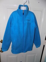 Columbia  Bright Blue Fleece Zip Up Jacket Size M (10/12) Kid&#39;s NWOT - £18.24 GBP