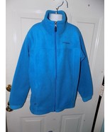 Columbia  Bright Blue Fleece Zip Up Jacket Size M (10/12) Kid&#39;s NWOT - £18.36 GBP