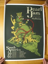 Pearl Jam Poster South America 2005 Signed and Numbered Mudhoney - £280.59 GBP