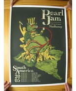 Pearl Jam Poster South America 2005 Signed and Numbered Mudhoney - €311,51 EUR
