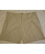Men&#39;s Foundry Flat Front Shorts Big &amp; Tall Classic Stone Size 52 NEW Ext... - £21.00 GBP