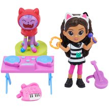 Gabby&#39;s Dollhouse, Kitty Karaoke Set with 2 Toy Figures, 2 Accessories, ... - £10.27 GBP