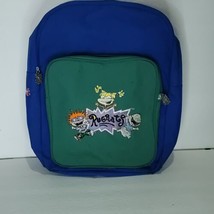 90’s Nickelodeon Rugrats Backpack Tommy Angelica Chuckie 1998 Kids 13&quot;x 11&quot; - £23.73 GBP