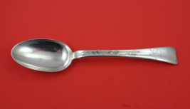 Lap Over Edge Acid Etched by Tiffany &amp; Co Sterling Serving Spoon fern 8 5/8&quot; - £396.25 GBP