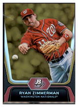 2012 Bowman Platinum Ryan Zimmerman Washington Nationals #86 Baseball
  card   V - £2.26 GBP