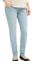 Maternity Jeans Oh Baby Motherhood Secret Fit Belly Blue Embellished Den... - £17.34 GBP