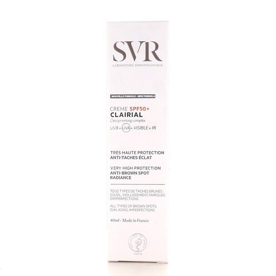 Svr Clairial SPF 50 - Cream Anti-Brown Spot Radiance 40 ml