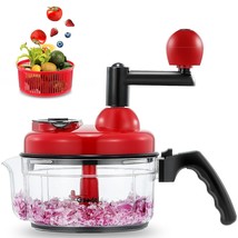 Hand Food Chopper, Vegetable Quick Chopper Manual Food Processor, Easy To Clean  - £38.36 GBP