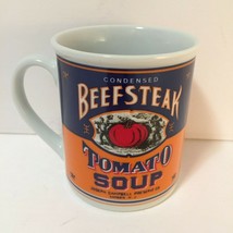 Campbell&#39;s Beefsteak Tomato Soup Ceramic Vintage Ad Label Art Coffee Mug Cup - £8.48 GBP