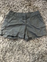 J. Crew Women&#39;s charcoal gray Chino Shorts classic twill Size 4, 3&quot; inseam - £11.31 GBP