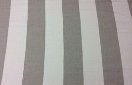 Ballard Designs Suzanne Kasler Linen Flax Blanc Stripe 13oz Fabric By Yard 56&quot;W - £10.73 GBP