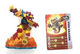Skylanders Swap Force Fire Kracken Figure Activision - $11.95