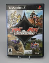 MX vs ATV Unleashed (PlayStation 2, 2005) Tested & Works - $10.88