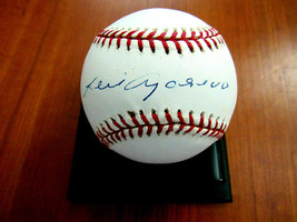 Luis Aparicio Chicago White Sox Orioles Hof Signed Auto Oml Baseball Grandstand - £93.44 GBP