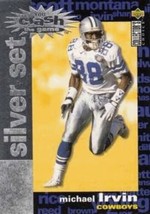 1995 Collector&#39;s Choice Crash Game Silver #C27 Michael Irvin Dallas Cowboys - £2.39 GBP